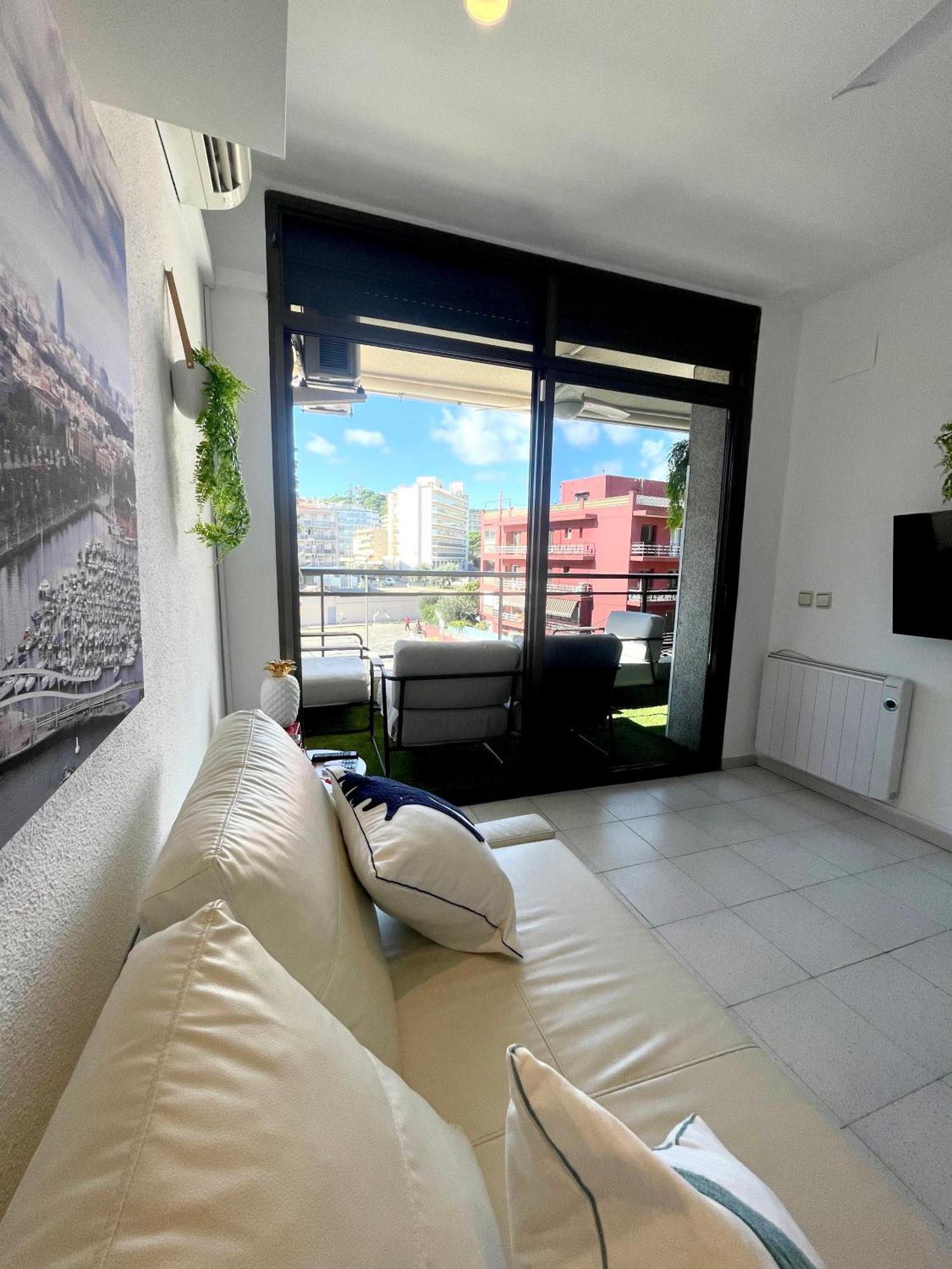 Apartemento Piscina Centro Calella 3 Min Playa Exterior foto
