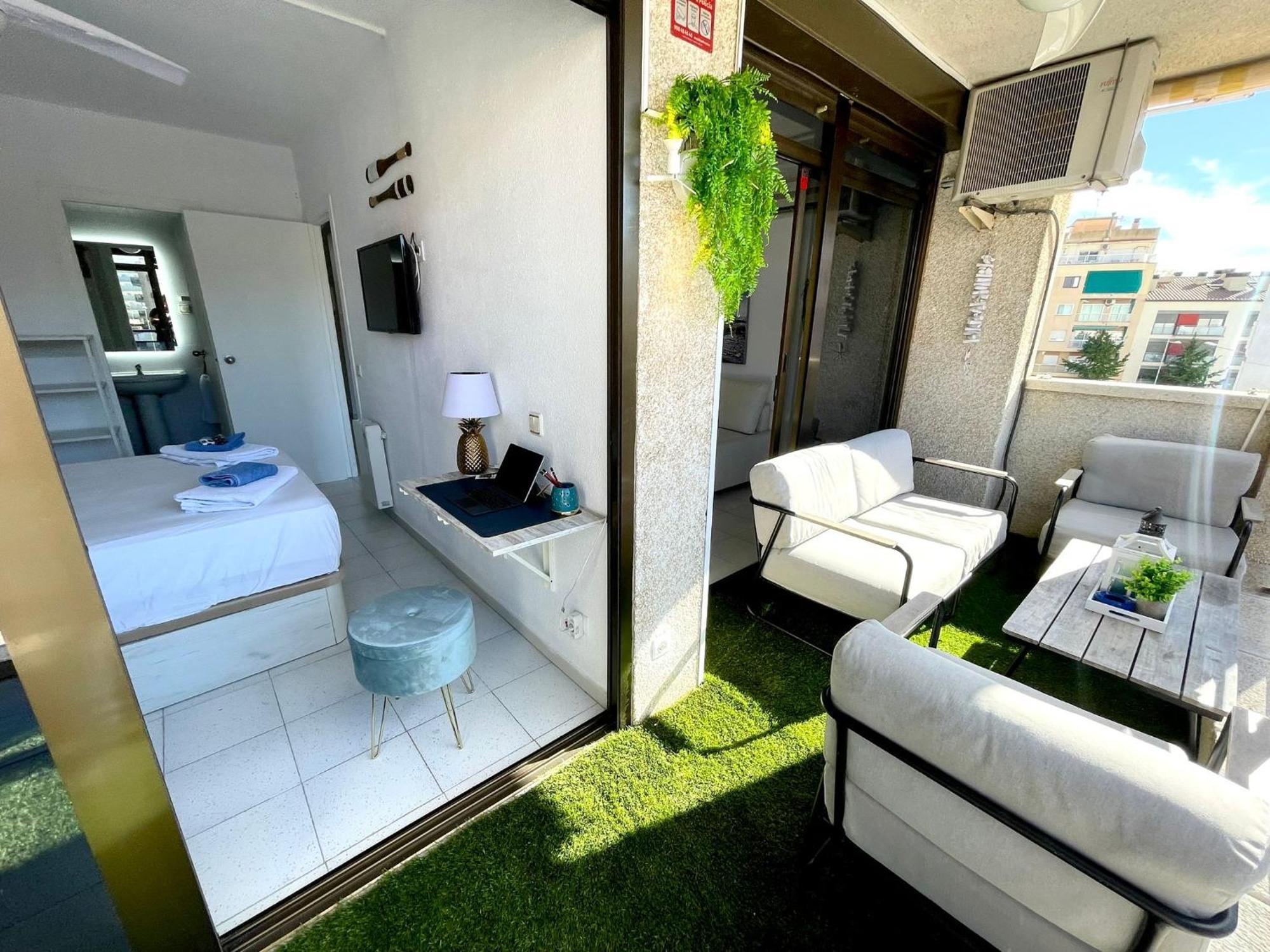 Apartemento Piscina Centro Calella 3 Min Playa Exterior foto