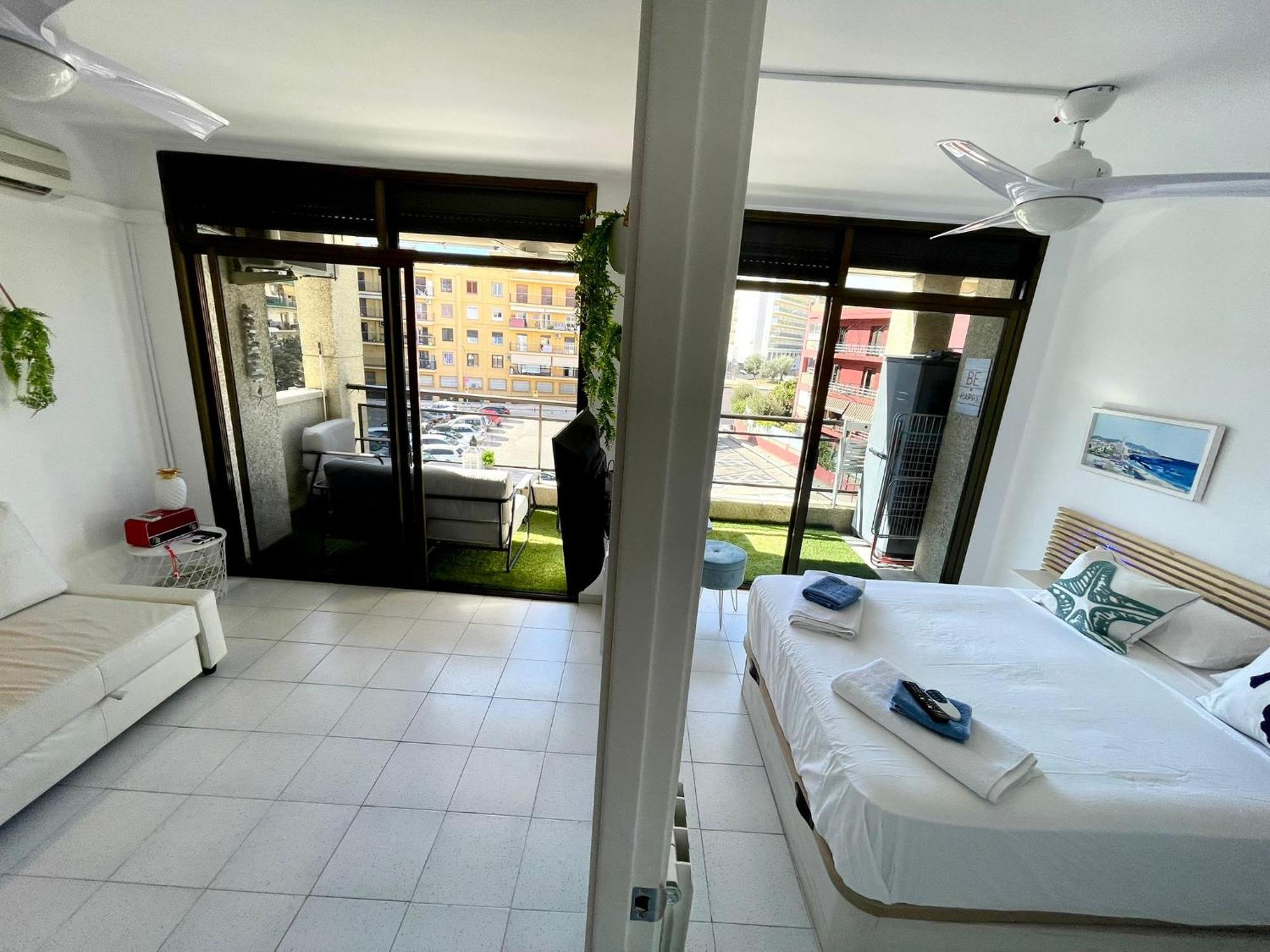 Apartemento Piscina Centro Calella 3 Min Playa Exterior foto