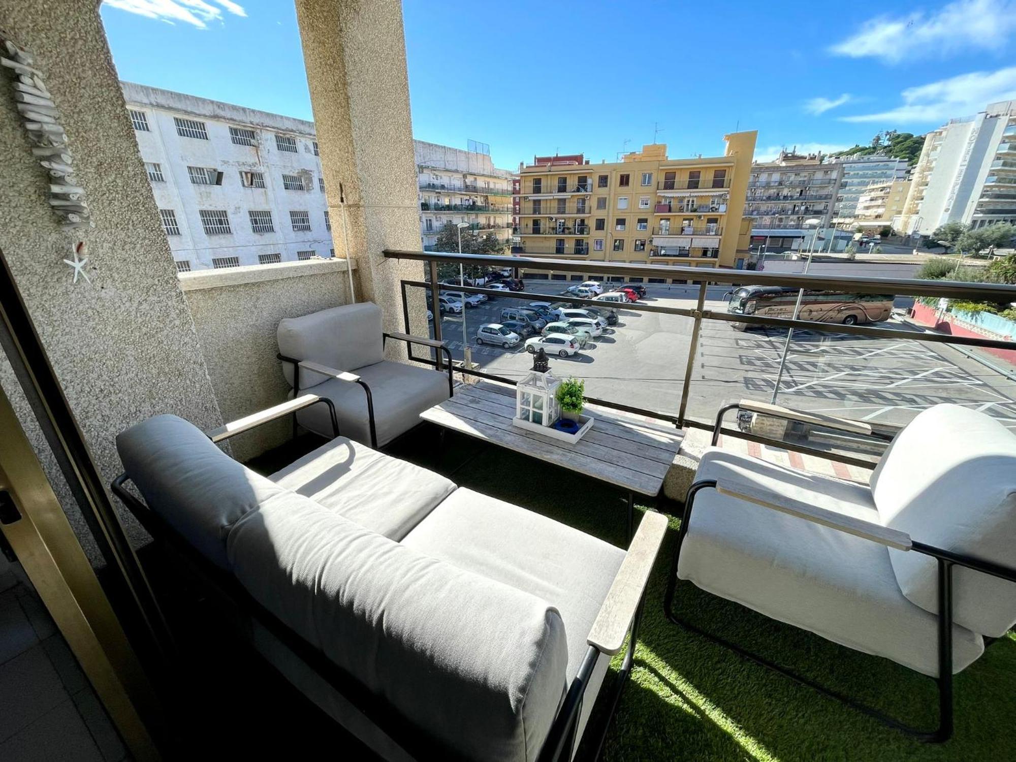 Apartemento Piscina Centro Calella 3 Min Playa Exterior foto